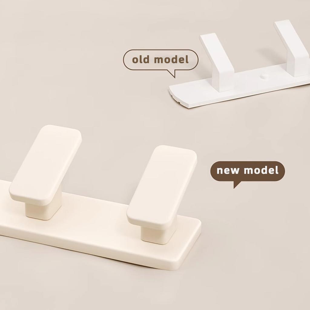 Aluminum Wall Mounted Multi-Hook Durable Rack for Wall and Door Home Organizers Space Saver