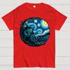 Starry Wizard Unisex 100% Cotton Summer Casual Cool Loose T-Shirt