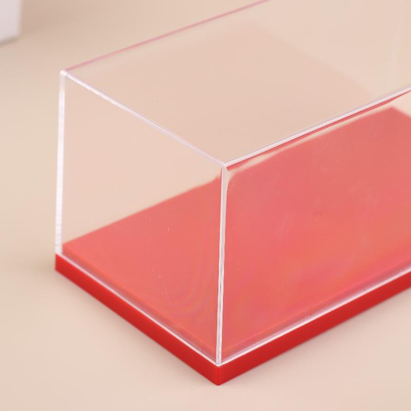 1 Stück Transparente Acryl-Aufbewahrungsbox Praktische 1/43 Diecast Modellauto-Vitrine DIY Staubdichtes Ausstellungsregal Spielzeug