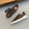 Men's Suede Leather Fashion Sneakers - European Style Casual & Business Shoes