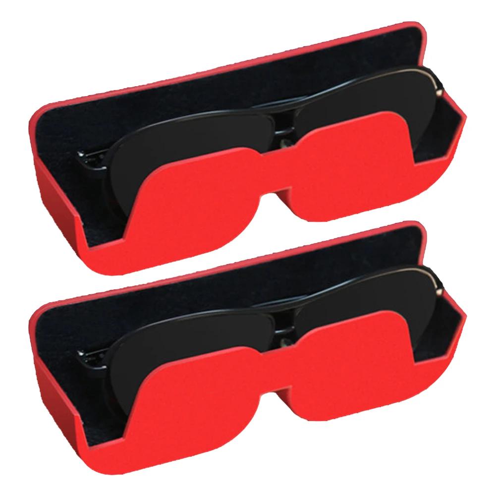 2pcs Sticky Car Glasses Box Storage Bracket Car Interior Suitable For All Vehicles Car Accessories