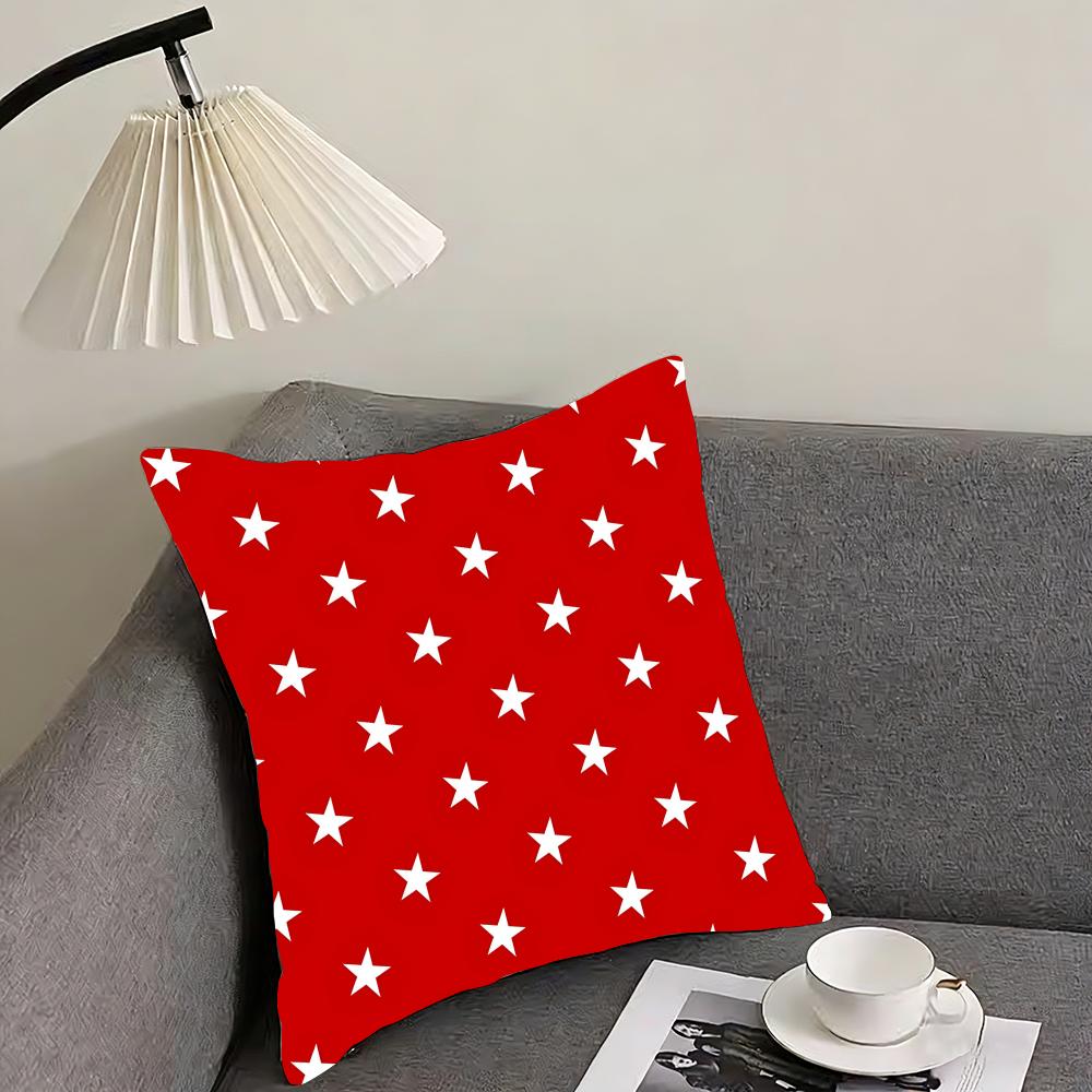 Stars Fashion Cushion Cover Pillowcase Ultra Soft Skin Friendly Fabric Cloud Like Comfort & Concealed Zipper