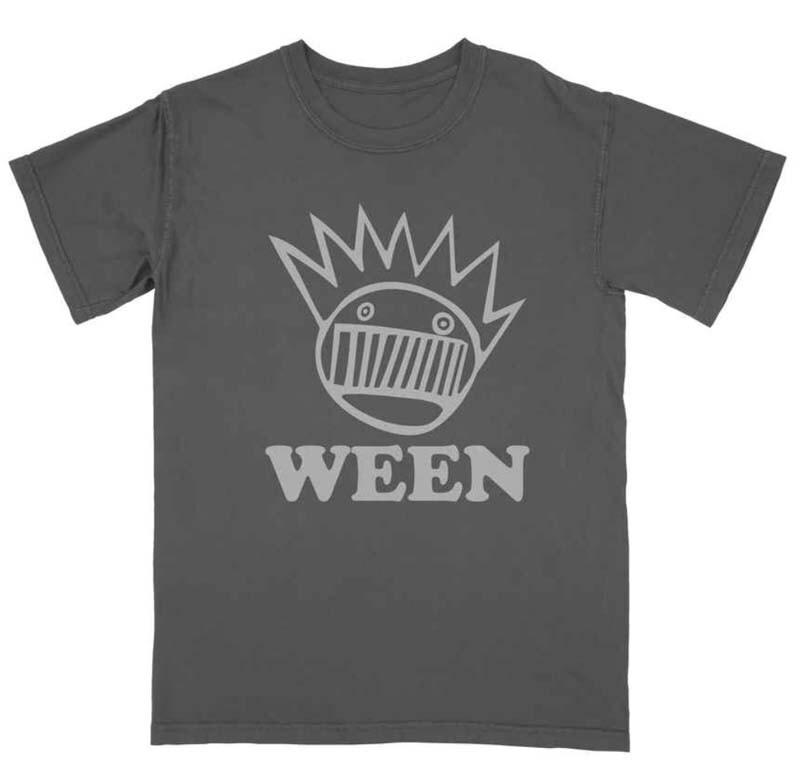 New Ween Band Boognish Logo Lightweight Heather Gray T-Shirt badhabitmerch XL