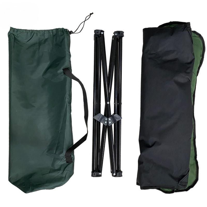 Portable Folding Dog Bed - with Detachable Mattress & Storage Bag - Durable Pet Bed for Outdoor Travel and Camping