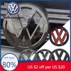2026 Caldo Per VOLKSWAGEN VW Auto Griglia Anteriore Emblema logo Coperture Adesivo per Coperchio Bagagliaio Posteriore Per VW Volkswagen Touareg 2016 2017 2