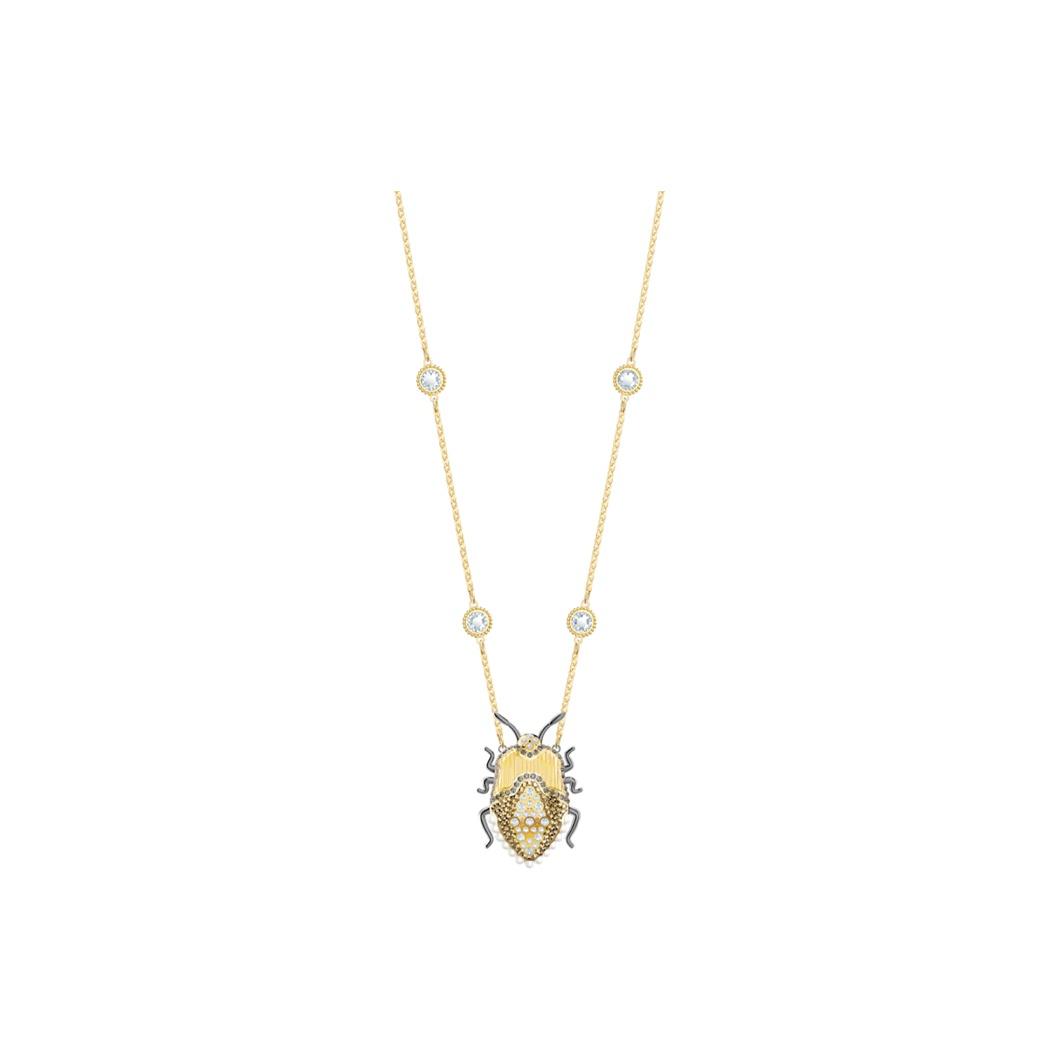 Swarovski Magnetic Necklace Golden Scarab Long Necklace Rose Gold Women necklace 5423173 Rose Gold