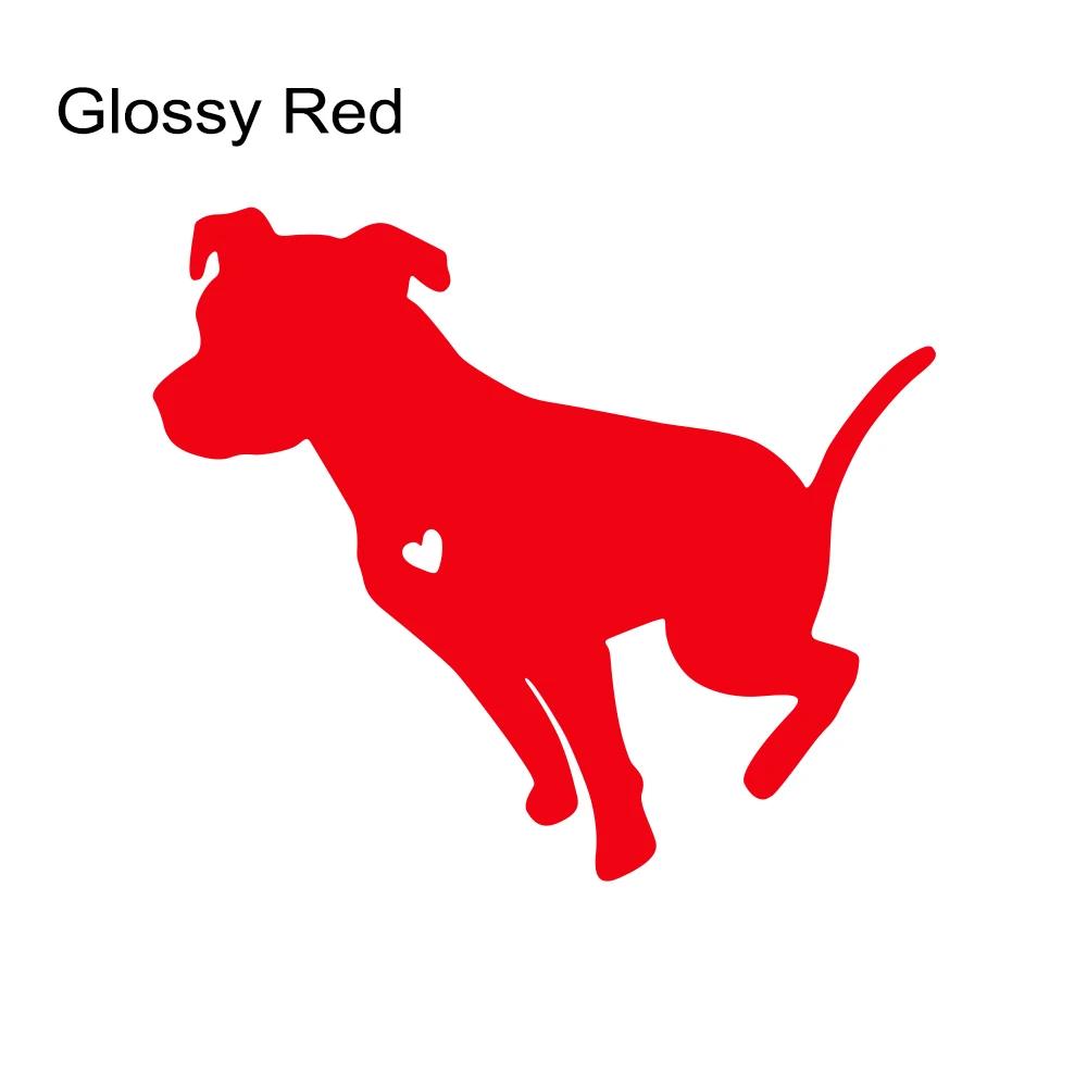Funny Cute Pit Bull Dog Car Body Window Sticker Water-resistant Vinyl Decal Automobiles Styling Decoration Sticker Accessories