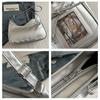 Women's Faux Leather Small Square Shoulder Bag New Fashion Minimalist Solid Color Zipper Crossbody Purse