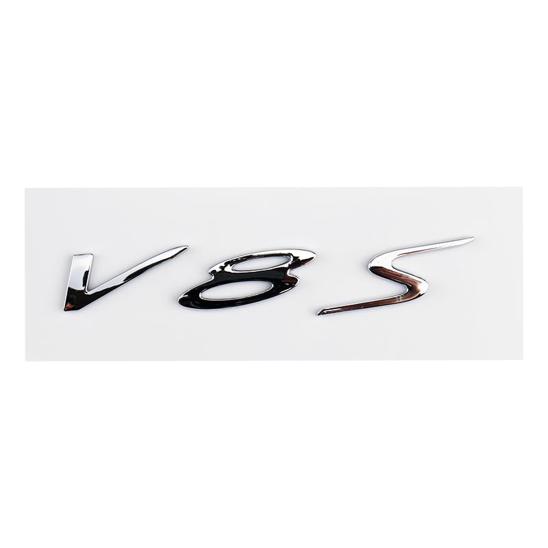 Speed V8 V8S W12 label logo car stickers for Continental GT Flying Spur Bentayga fender side logo refit rear trunk mark