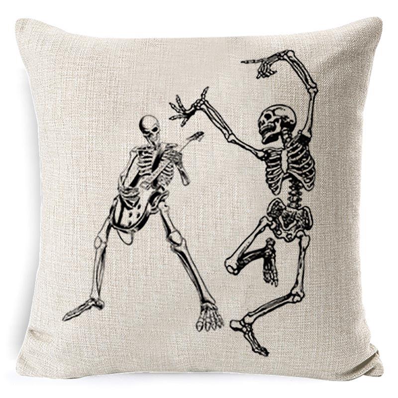 New Halloween Pumpkin Lumbar Pillow Printed Pillow Linen Pillow Cover Cushion Cover Decoration