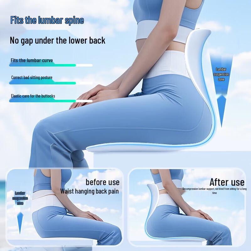 Churong Ergonomic Lumbar Support Cushion for Office Chairs