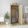 VidaXL Wardrobe Sonoma Oak 80x52x180 Cm Chipboard