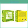 Я мав знати, що Вікторина Преміум Сімейний Веселий Набір Настільна Гра Картки
