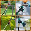 2-Way Hose Splitter with 2 Valves,  Water Pipe Diverter Double Outlet Y Connector with Individual Shut Off Valve,Suitable for Outdoor Garden Watering