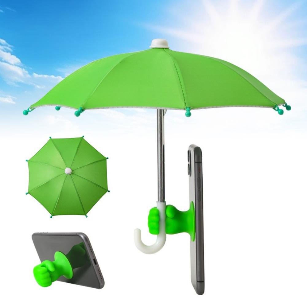 Sun Protection Mobile Phone Sunshade Umbrella with Fist Suction Cup Cell Phone Holder