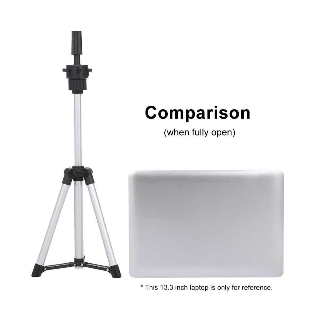 Sturdy Wig Stand Tripod Adjustable Height Hair Dressing Stand Wig Tripod Stand For Hair Salon