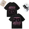 2025 Summer Fabio Quartararo New Graphics 100 Cotton Printed Tshirt Mens Hiphop Street Shortsleeved Casual Loose Top
