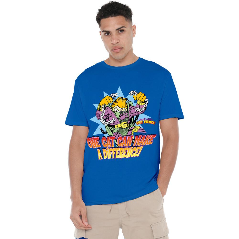 Garfield Make A Difference T-Shirt S-4XL Royal XL