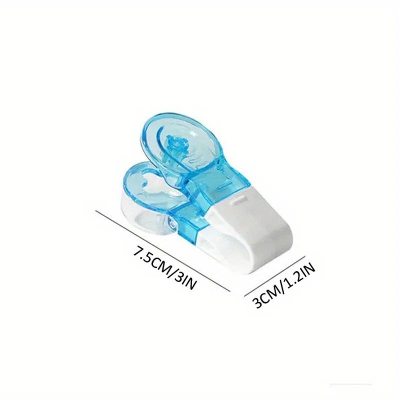 

1pc Compact & Ergonomic Pill Popper With Storage - Safe, Easy-Open Blister Pack Aid, Travel-Ready Medicine Organizer