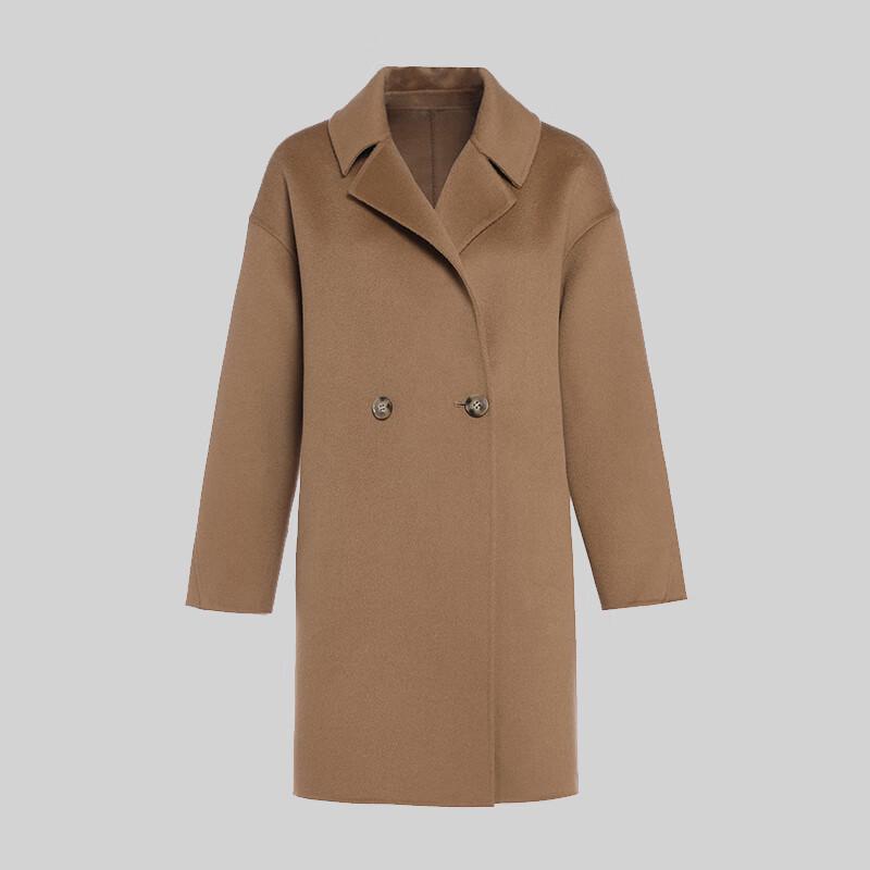 

G·TENNA Women s 100% Wool Lapel Coat L