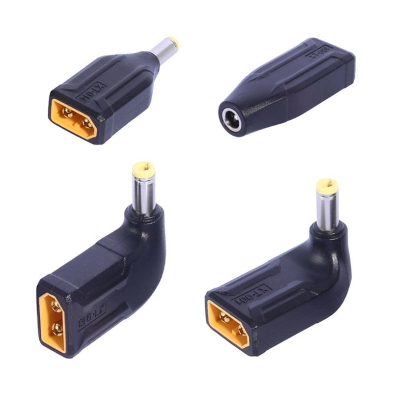 Lightweight XT60 to 5525 Male/Female Charging Adapter Model Aircraft Energy Storage Mobile Power Converter Connector