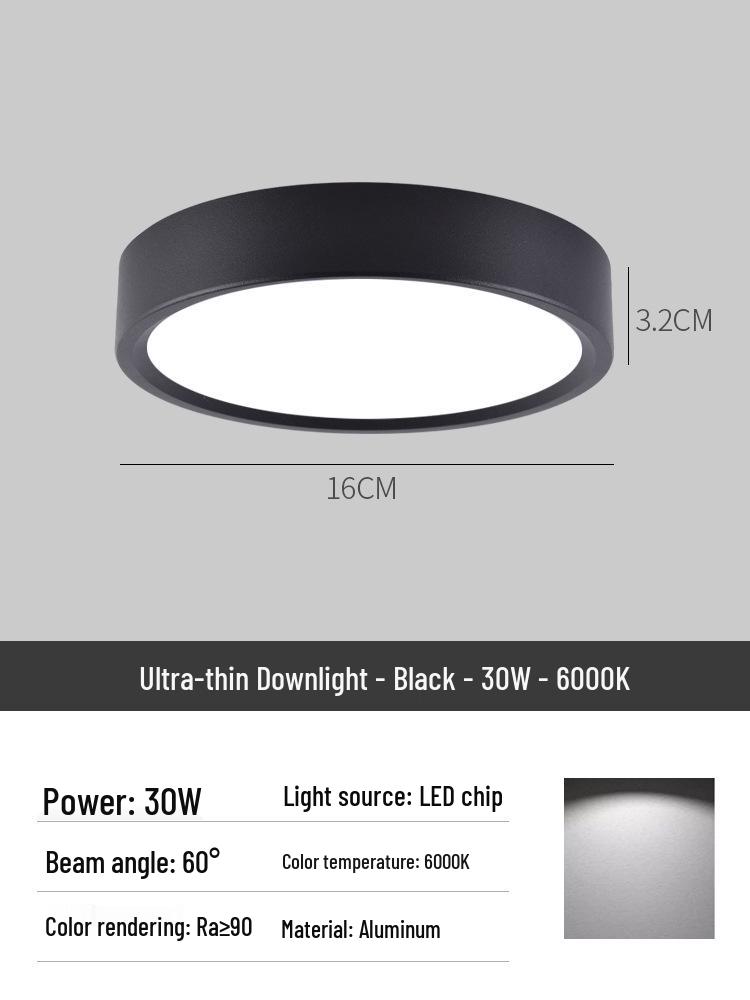 Surface Mounted Anti-Glare Round Downlight for Hallway or Foyer