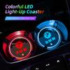BERV3 Car Smart Illuminated Coaster Water Cup Bottle Holder Anti-slip Pad Auto StickeFor BMW X1 X2 X3 X5 X4 X6 X7 iX3 F20 F10 F07 E70