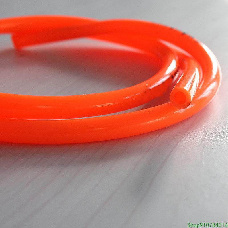 Motorcycle Fuel Line 8mm 30“ Orange Fuel Gas Hose Tube For Honda XR50 CRF50