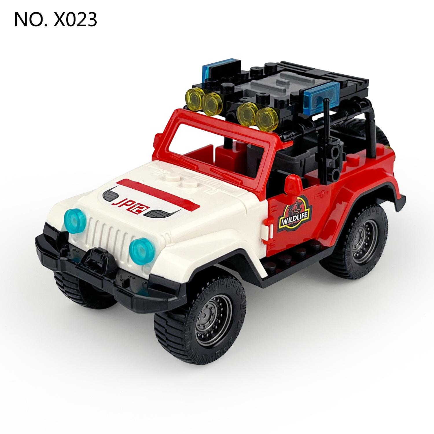 

Парк дикой природы, патрульный автомобиль, строительные блоки, детские строительные блоки, игрушки