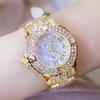 AUP1 Damenuhren Diamant Gold Uhr Damen Armbanduhren Luxusmarke Strass Damen Armbanduhren Weiblich Relogio Feminino