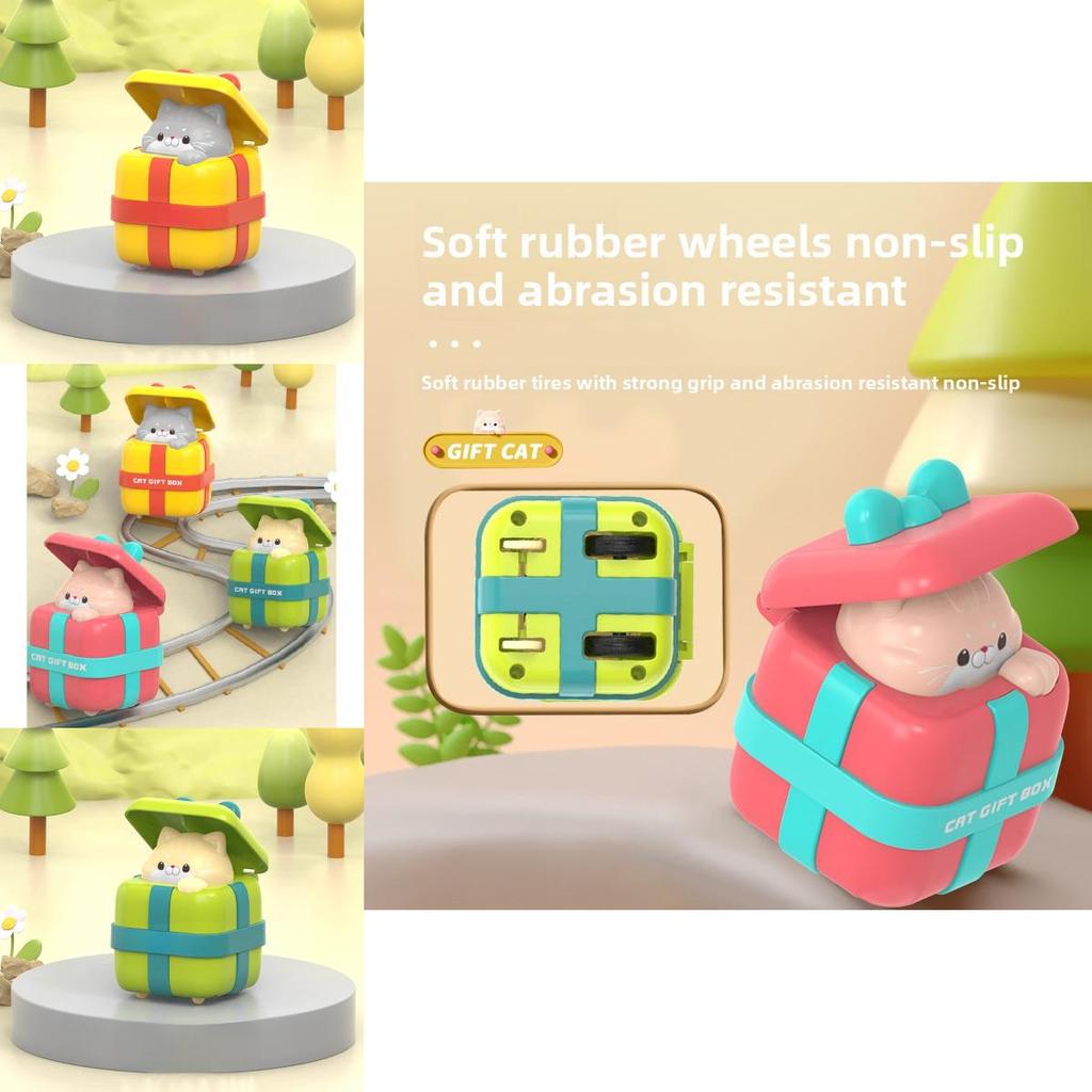Preschool Learning Toy With Pressing Slider Cat For Early Education Kids