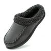 Men Winter Warm Slippers Fur Slippers Men Plush Slipper Cotton Shoes Non-slip Solid Color Indoor Casual Slippers Big Size 46 47