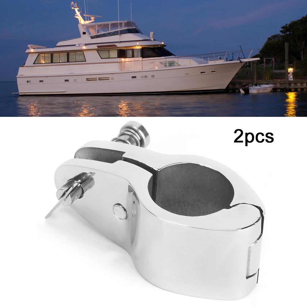 2pcs Top Hinged Jaw Slide Boat Pin &amp; Cam Clamp Marine Yachts Fitting Hardware(22MM )