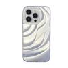 IMD double-layer colorful wave laser Apple 15pro mobile phone case iPhone17 protective case silver trend explosion