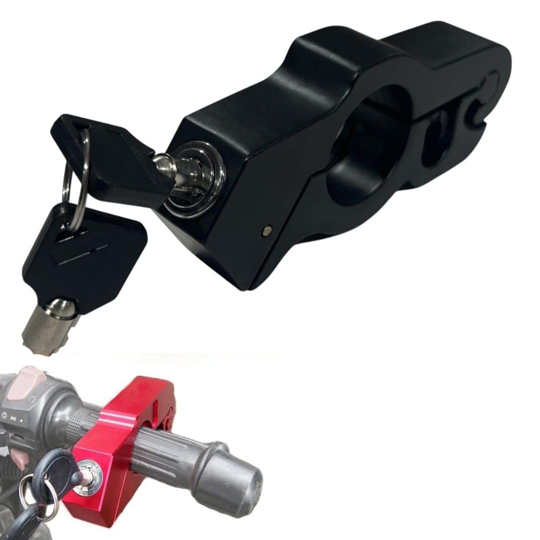 

COM-SHOT [Shift Brakes for Motorcycles] Pinch Lock, Easy Operation, Grip, Brake, Accelerator Lock, Anti-theft, чорний