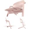 CYBEX - Chaise haute évolutive - Pack 3 en 1 - LEMO 2 - Rose - Réglable en hauteur et en profondeur - Set bébé inclus