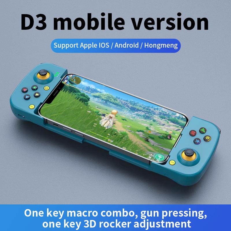 D3 Stretch Bluetooth 5.0 Wireless Game Controller for Android & iOS with MFI Direct Connection