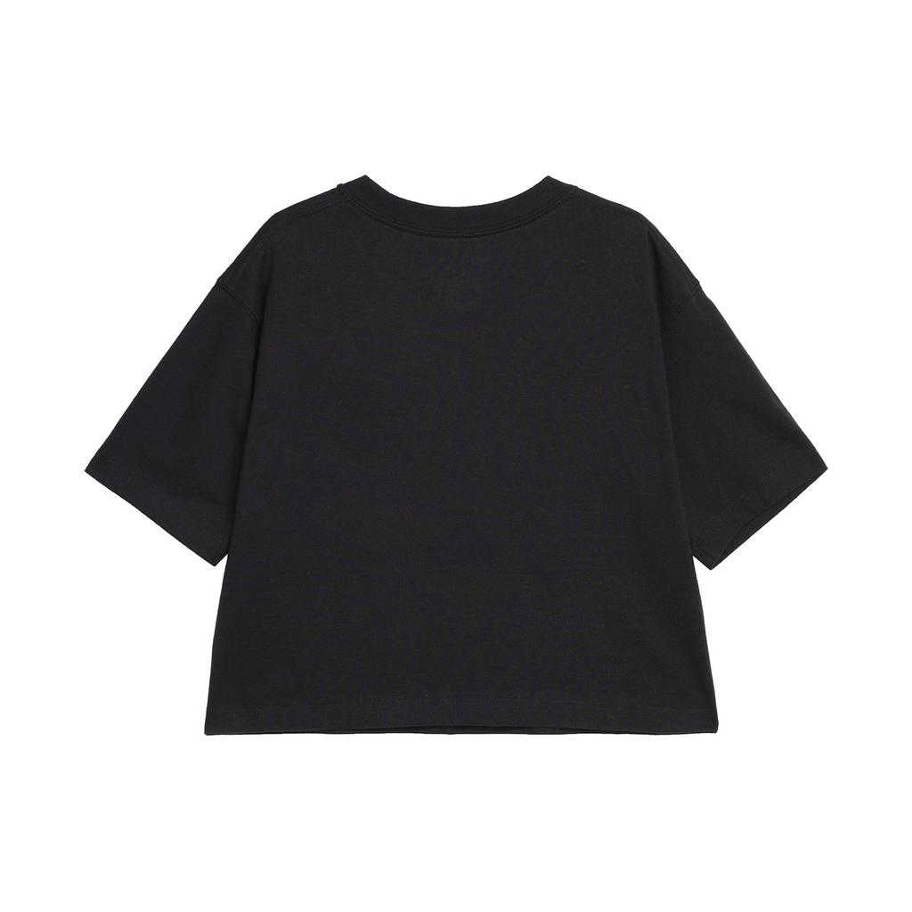 Jordan Essentials Boxy Logo Tee Women Tops Black DO5039-010