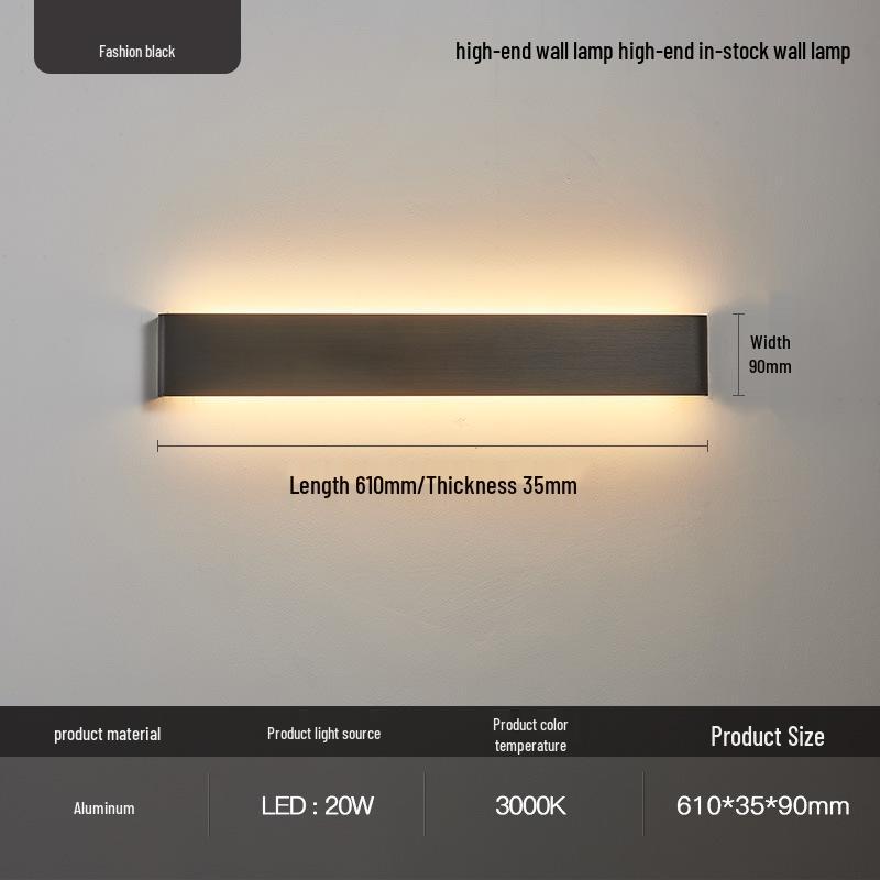 Nordic Minimalist Wall Sconce for Living Room & Bedroom