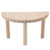 Hamster Play Wooden Platform Half Round Safe Pine Hamster Stand Platform for Small Animal