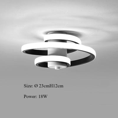 European Minimalist LED Ceiling Lamp Living Room Corridor Porch Hall Balcony Bedroom Decorative Lighting Lamps