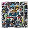 50pcs Bigfoot Car Graffiti Stickers - Cool Kid's DIY Waterproof Decals for Water Bottles, Phones, and Luggage