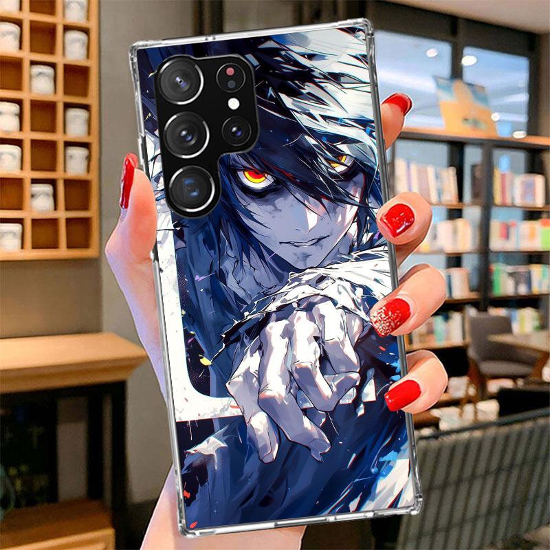 

N-Note D-Death L Lawliet Phone Case For Samsung Galaxy S26 S25 Edge S24 Ultra S23 S22 Plus S21 S20 FE Soft Fundas Shell Galaxy S Samsung S20 Plus
