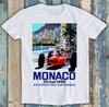 Monaco Grand Prix Rennen Vintage Autorennen Lustiges Geschenk T-Shirt M1193