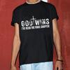 2026 Summer New God Wins Christian Men's T-shirt Fashion Hot Sale Round Neck Men's and Women's Same Print T-shirt