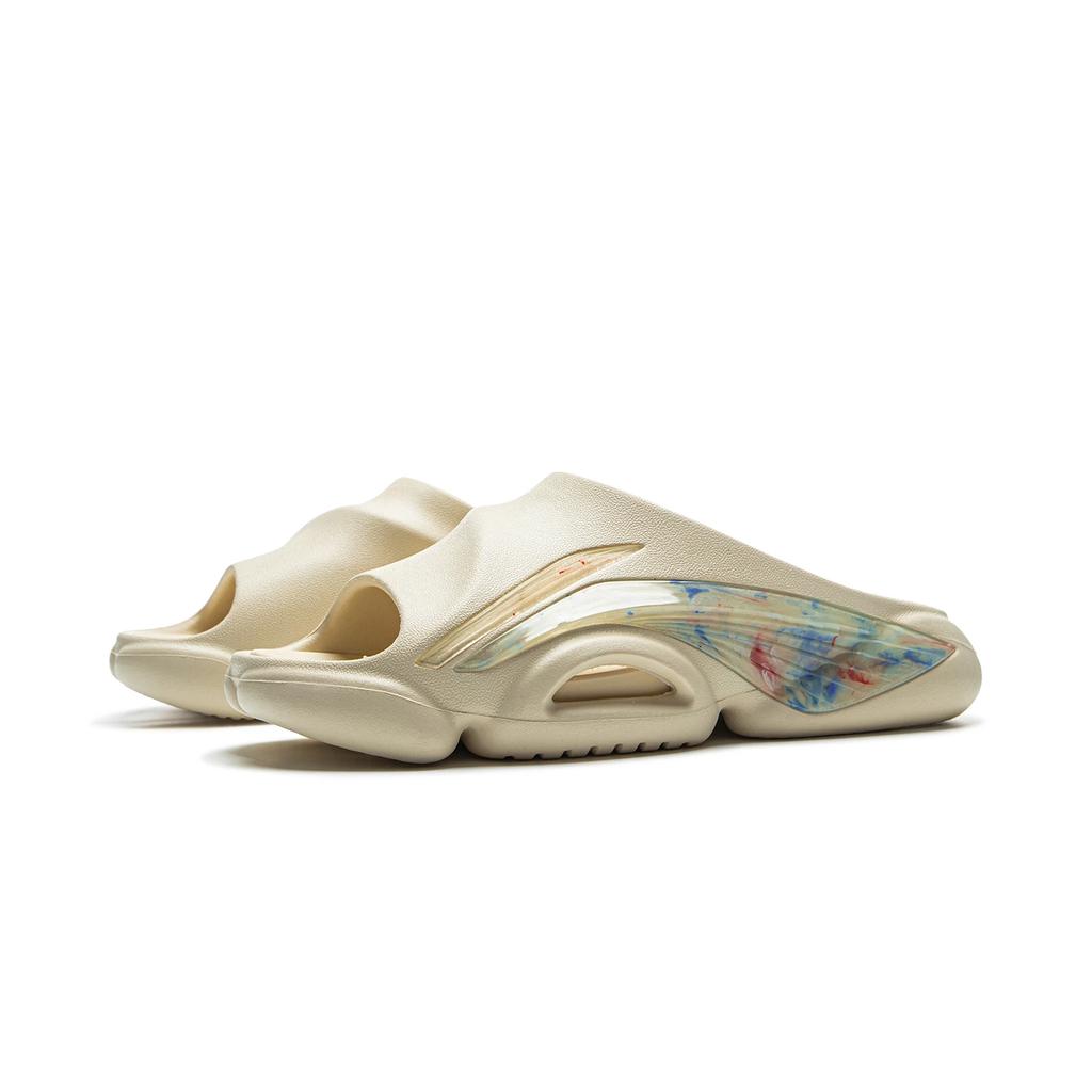 Li Ning Badfive Slide Og Vielseitige Lässige Atmungsaktive Leichte Rutschfeste Pantoletten Herrenschuhe Gelb ABTV007-3