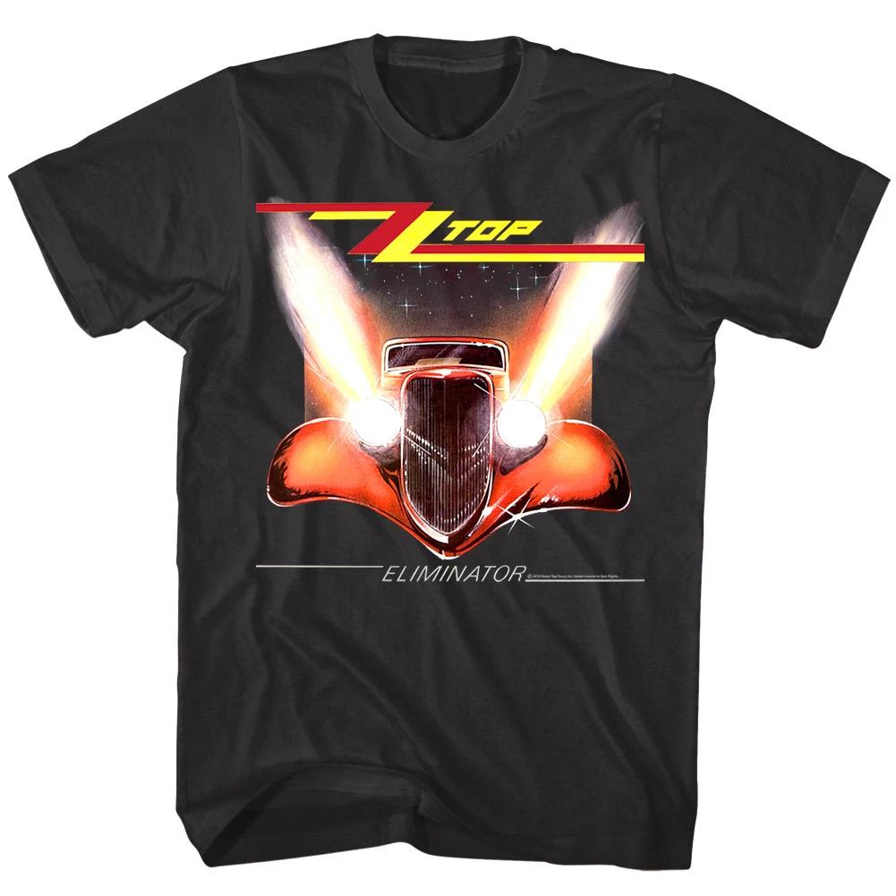 ZZ Top Album Cover Art Eliminator T-shirt da Uomo Rock Band Concerto Tour Merch
