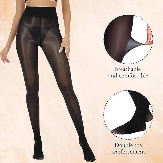Different-Colored Horse Oil Stockings, Large-Size Stockings, Oily And Silky, Thin Socks, Bare-Leg Artifact, Women Wear Water Light Outside