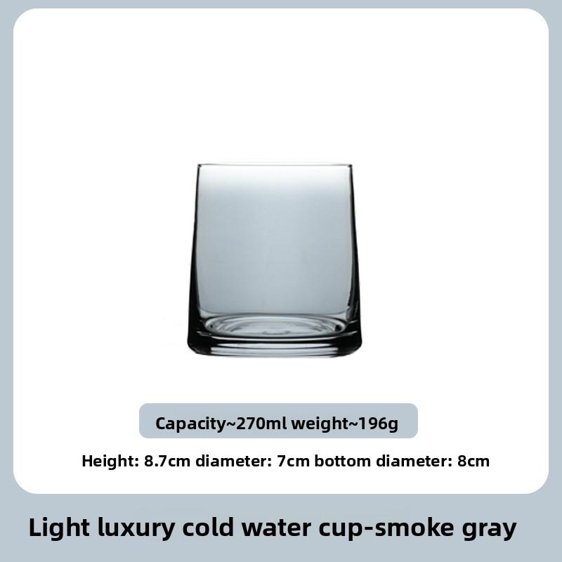 Hoge Esthetische Glazen Bekerset voor Thuis Sap Whiskey Tumbler Hotel Motel Bulk Groothandel Multifunctionele Drinkwater Tumblers