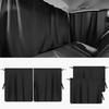 4pcs Car Privacy Curtain Set Window Shade for Travel Nap Night Camping - Detachable Simple Curtain for Vehicle Windows